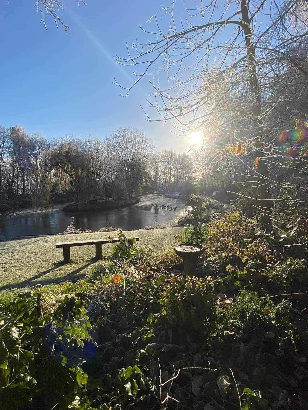 Lake & fishing at Acorn Wood