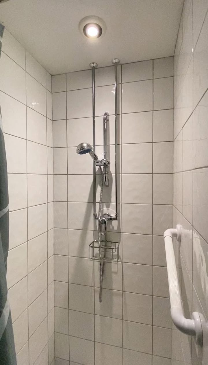 Shower and toilet block