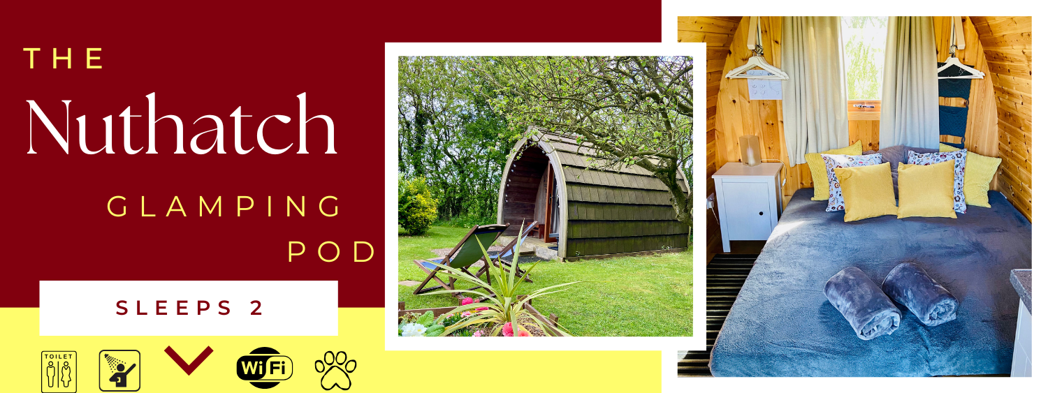 Welcome banners at Acorn Wood